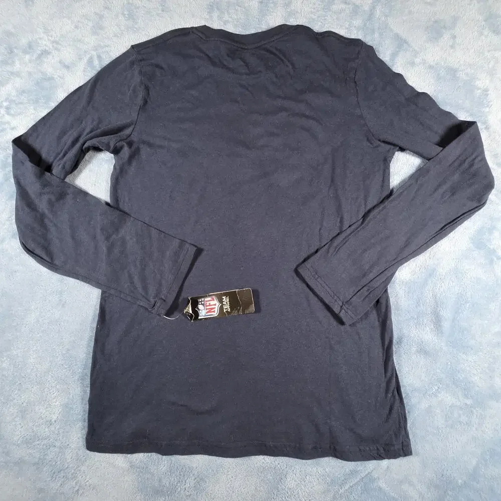 New England Patriots Shirt Youth XL 18-20 NWT Long Sleeve NFL Football Navy